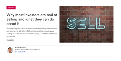 Buying, selling and the biases investors need to recognise  