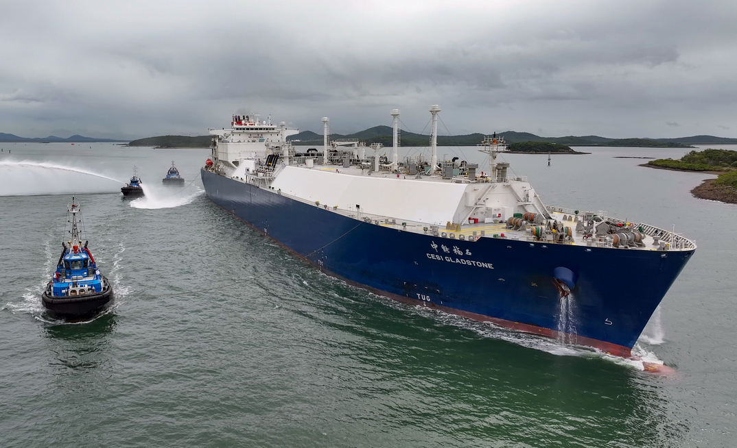 Cesi Gladstone vessel. Credit: Australia Pacific LNG 