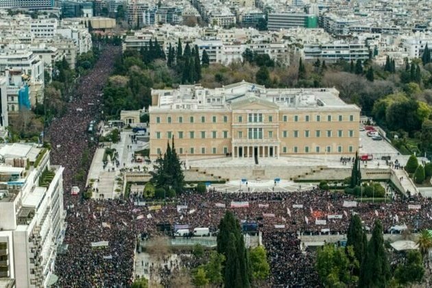 Hundreds of thousands protest across Greece over deadly train crash 