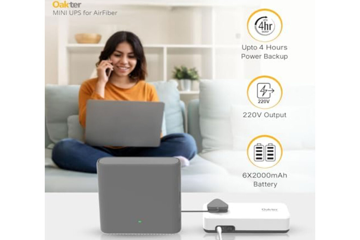 Review of Oakter Mini UPS for AirFiber V3.0: The Dhurandhar of Power Backups?