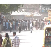 UP: Workers' protest continues in Noida Phase 2, police deployed