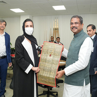 Union Minister Dharmendra Pradhan visits Abu Dhabi campus of IIT Delhi during his two-day visit
