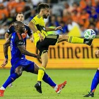 Columbus overcomes early deficit, rain delay to top FC Cincinnati