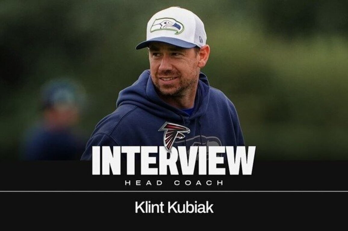 Falcons complete interview with Klint Kubiak for head coach position