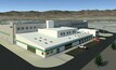  A rendering of American Battery Technology Company’s 60,000-square-foot lithium-ion battery recycling plant it is planning to build in Fernley