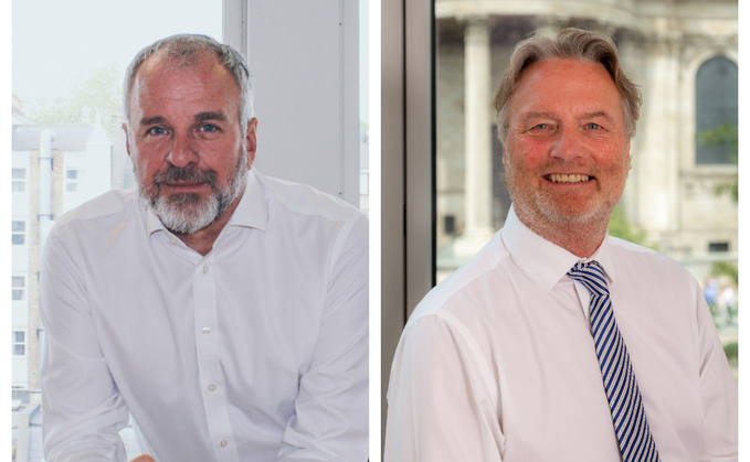 Paul Bucksey (left) is chief investment officer of the Smart Pension Master Trust and Nick Groom (right) is head of DC at Natixis Investment Managers