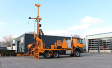  Mercedes Benz Arocs trucks are frequently chosen by Royal Eijkelkamp when a full turnkey drill rig package is required