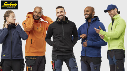 Snickers Workwear's New Wind-Protective Jackets and Hoodies