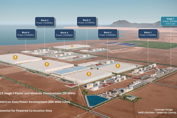 An artist’s impression of the proposed Hell’s Kitchen American Data Power site