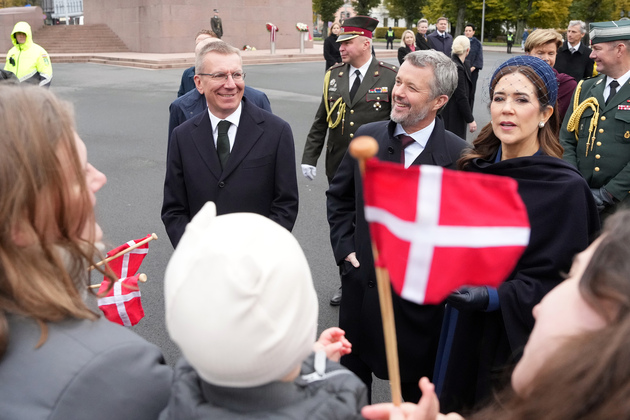 LATVIA-RIGA-DENMARK-KING-VISIT