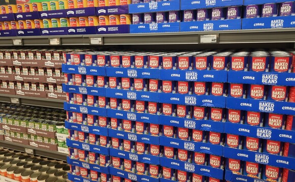 Removing shrink-wrap from baked beans will save 78 tonnes of single-use plastic from going to landfill each year. Credit: Aldi Removing shrink-wrap from baked beans will save 78 tonnes of single-use plastic from going to landfill each year. Credit: Aldi
