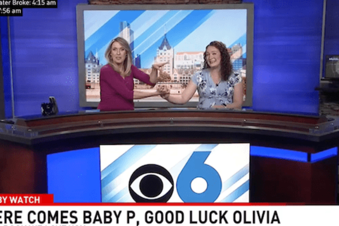 WRGB Anchor Goes into 'Early Labor' During Newscast