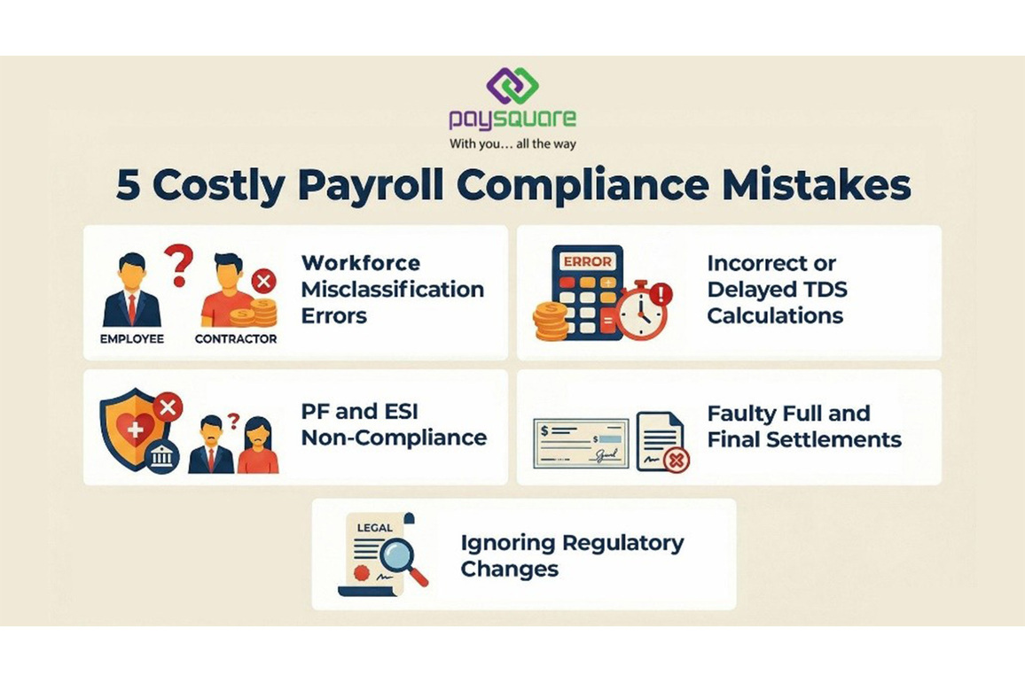 Most Common Payroll Compliance Mistakes Businesses Make and How to Avoid Them