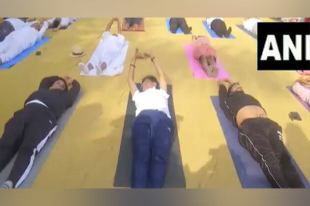 Union Minister Piyush Goyal joins yoga event in Mumbai