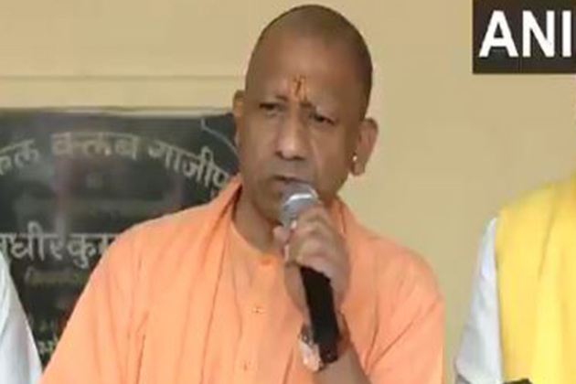 CM Yogi Adityanath inspects the under-construction hostel in Ghazipur
