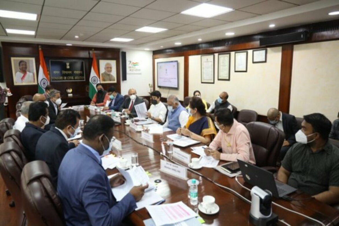 Civil Aviation Minister Scindia meets Advisory Group on Airport Operators in Delhi