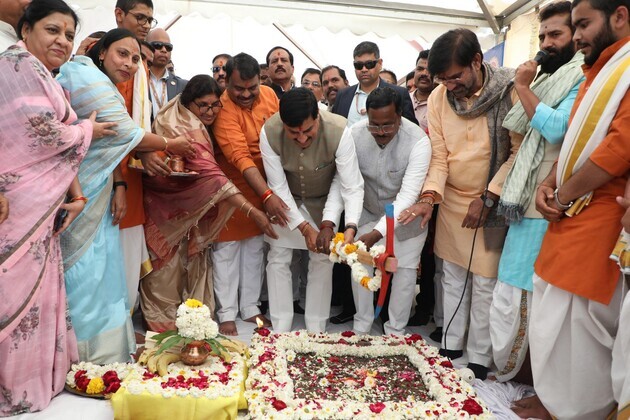 MP CM Yadav performs bhoomi pujan of water project worth Rs over 1,133 in Ujjain for Simhastha-2028