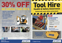 Health and safety awareness leaflets from Jewson
