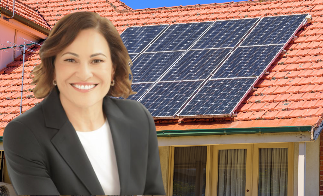 Rooftop solar now Australia's largest power station. Pictured: Clean Energy Council CEO Jackie Trad