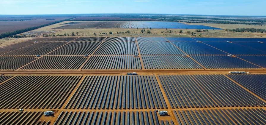 AGL’s Nyngan solar farm. Image provided by AGL.