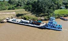 Máquinas construção projeto de potássio Autazes Brazil Potash Amazonas