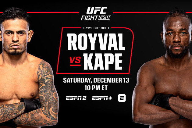 'UFC Fight Night Presented by Bud Light: Royval vs. Kape'