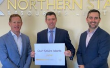  (Leftto-right) Northern Star CEO Stuart Tonkin, chairman Bill Beament and managing director Raleigh Finlayson