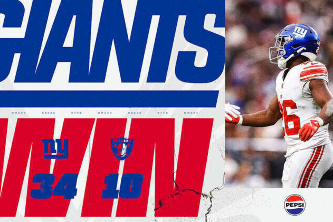 Instant Analysis: Giants defeat Raiders, 34-10