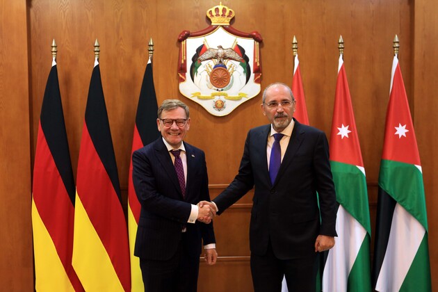 JORDAN-AMMAN-GERMAN FM-MEETING