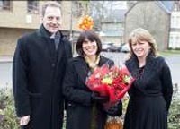 Mayor opens Pocket Park featuring Ridgeons public art
