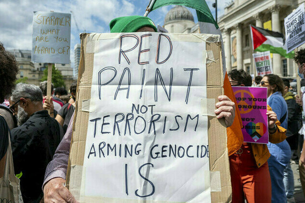 UK seeks to ban pro-Palestinian group