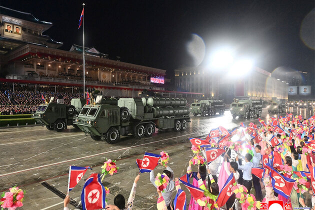 North Korea displays new hypersonic, nuclear missiles at military parade on ruling party's 80th anniversary