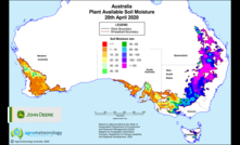 April 2020 plant available soil moisture