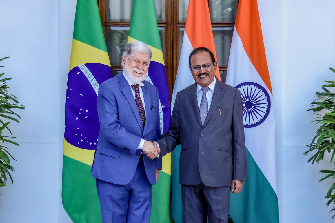 Ajit Doval holds 6th India-Brazil Strategic Dialogue with Lula's top advisor, focus on defence, energy, rare earth