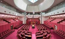 The Australian Senate chamber.