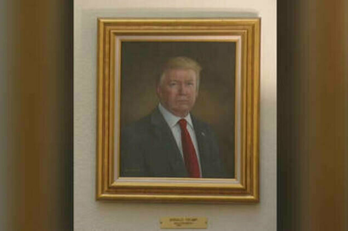 Trump demands his portrait be taken down