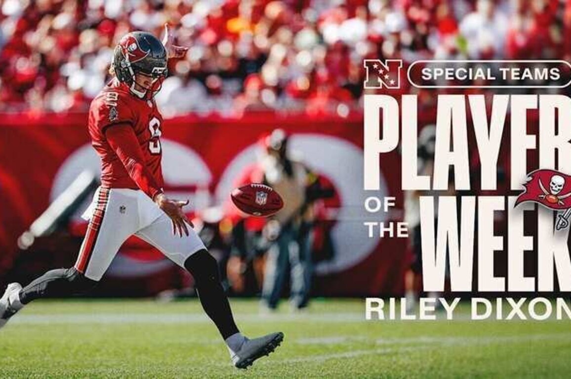 Riley Dixon Nabs NFC Player of the Week Award