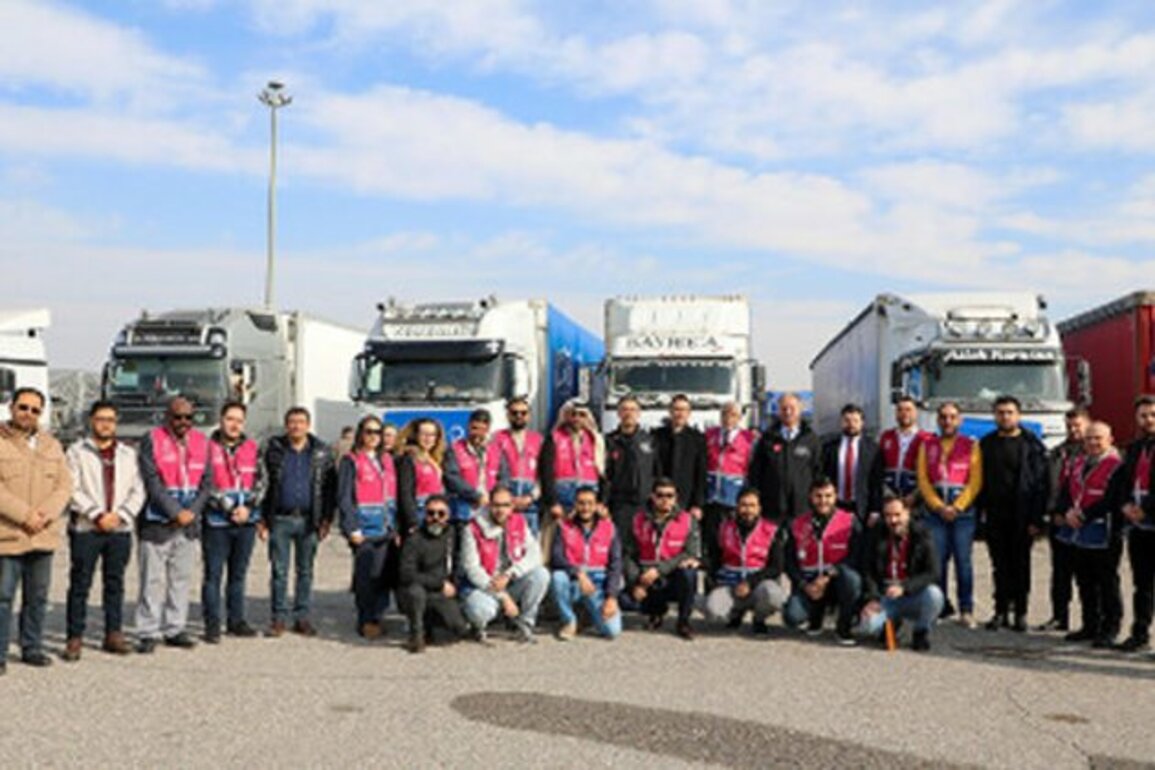 QC dispatches aid convoys for needy people in Syria, Turkiye
