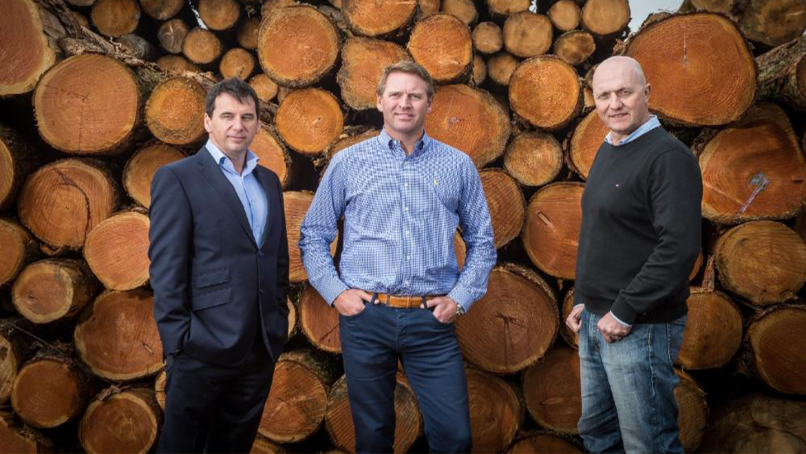 Premier Forest Group directors (L to R): Terry Edgell, Nigel Williams and Dilwyn Howells