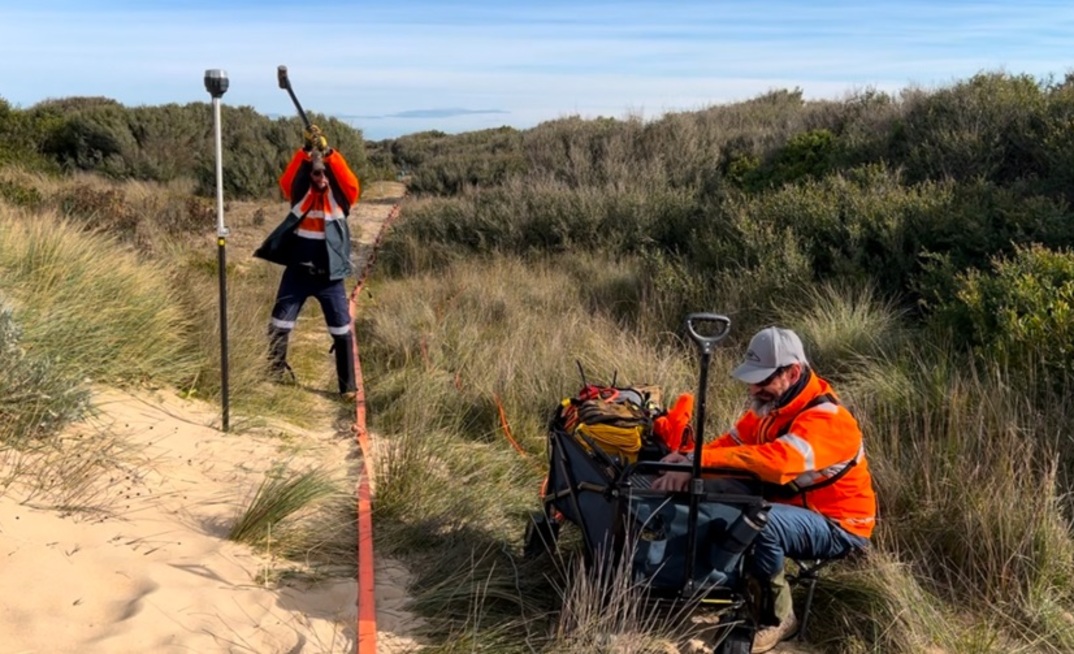Carrying out CPT probe investigation for soil properties in Australia