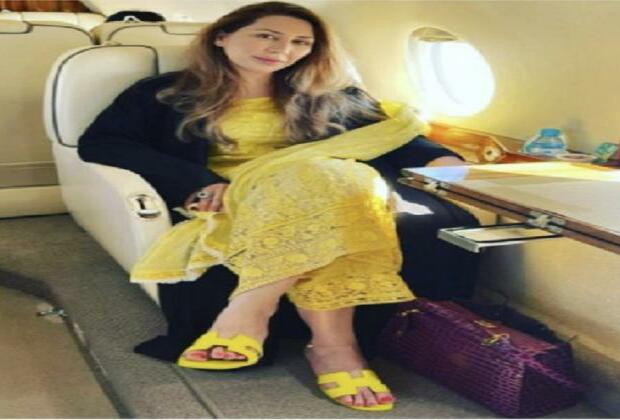 First lady's alleged frontwoman slips abroad holding bag worth $90,000