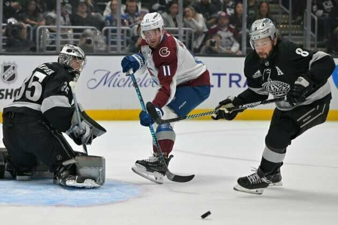 Nathan MacKinnon sets Colorado points record in win over Kings