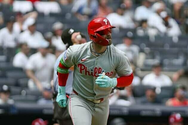Phillies roll in win; Yankees' Aaron Judge headed to IL
