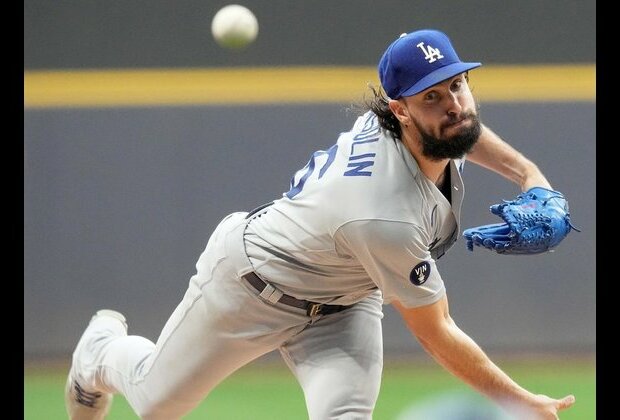 Tony Gonsolin pitches gem to earn 15th win as Dodgers edge Brewers