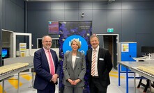  L-R: Bill Johnston, Kirsten Rose and Dr Robert Hough