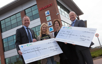 Two charities receive cash boost from Plumb and Parts Center