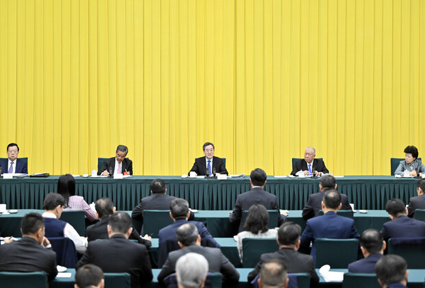 (TWO SESSIONS) CHINA-BEIJING-DING XUEXIANG-CPPCC-JOINT GROUP MEETING (CN)