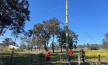 AusGrid crews working on transmission lines