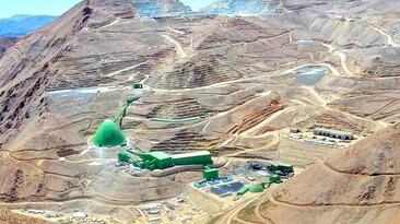 The Caserones open pit copper-molybdenum mine in Chile. Credit: Lundin Mining