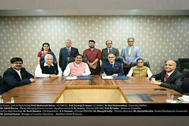 SRM University - Institute of Hotel Management and Wyndham Hotels & Resorts Announce Strategic Partnership